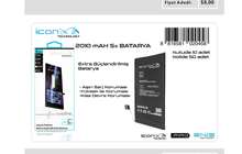 Auris İCON-SE PİL 2010mAh Batarya